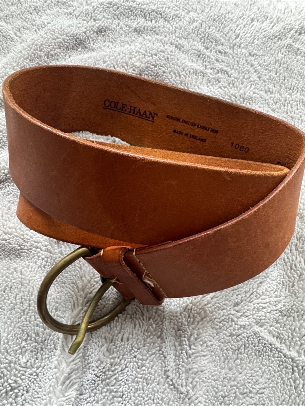 Cole Haan Brown Leather Belt